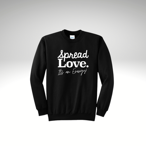 Spread Love Puff Print Unisex Crewneck — Child of God Co.